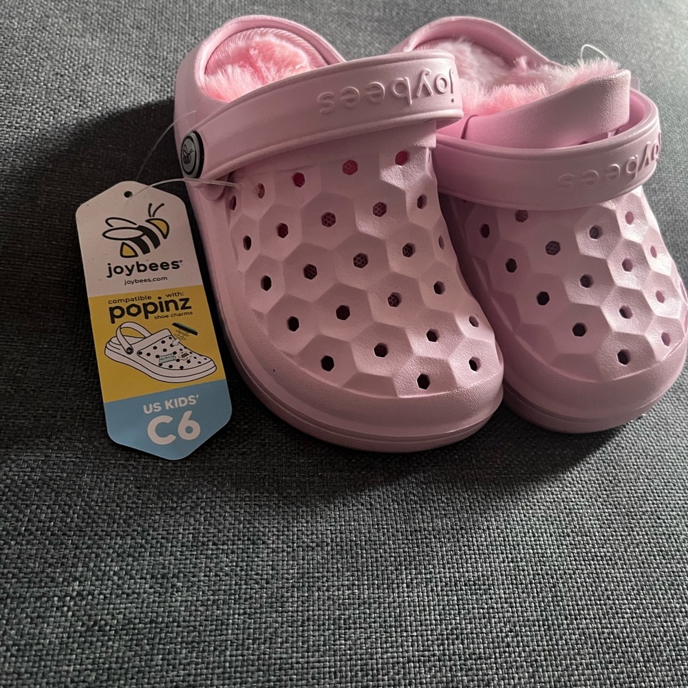 Target Joybees Kids Light Pink with removable liners Slippers